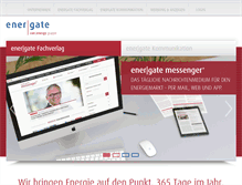 Tablet Screenshot of energate.de
